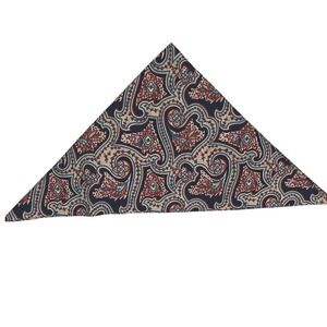 VTG‎ California Thing Paisley Scarf  Hippie Triangle Headscarf Neckerchief 70s